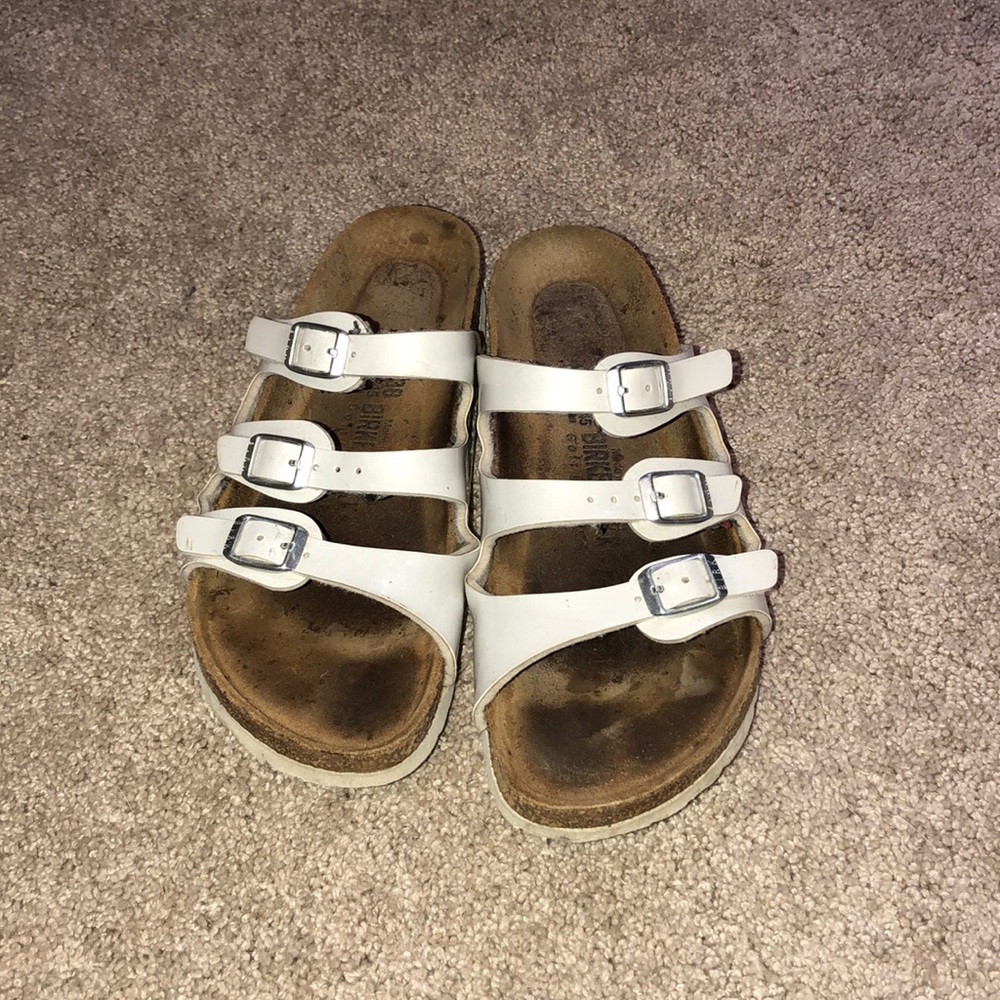 white birkenstocks